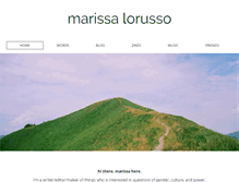 Tablet Screenshot of marissalorusso.com